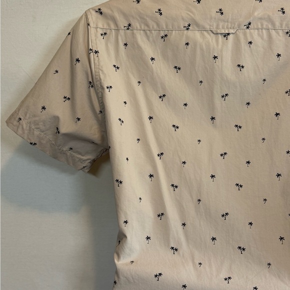 A-2 Men’s‎ Cactus Man Cream & Black Short Sleeve Button Down Shirt Size L - Picture 10 of 16